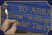 We specialise in hand-lettered signwriting in the traditional way.